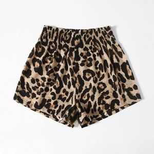 Cheetah shorts.